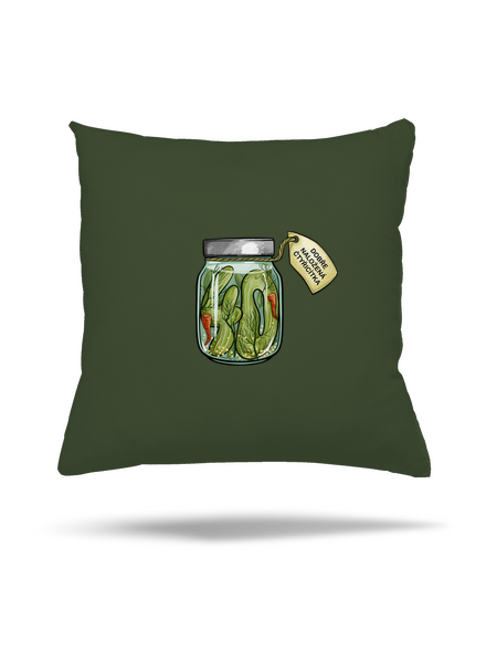 Dobře naložená polštář Olive Green