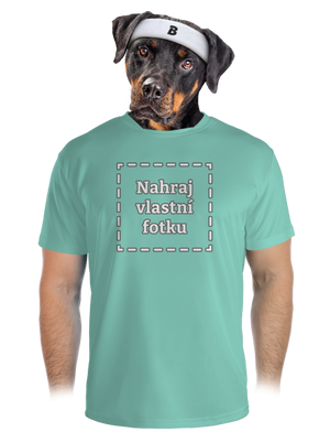 Vlastní potisk pánské sportovní tričko Mint Mal