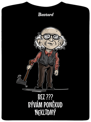 Neklidný - vlastní text pánské dlouhý rukáv Black