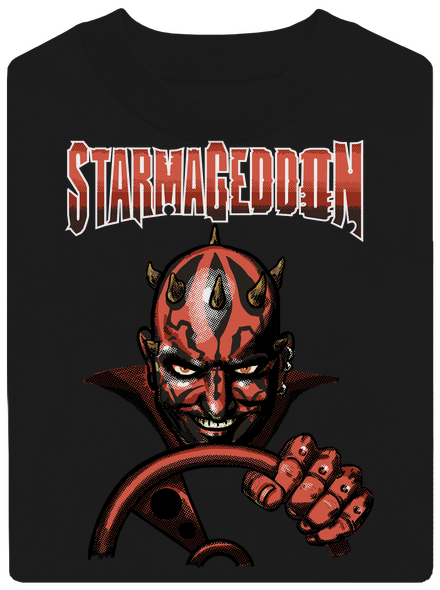 Starmageddon unisex mikina bez kapuce Black
