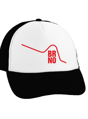 Brno kšiltovka truckerka Black cap