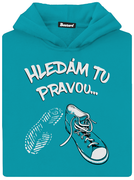 Hledám tu pravou dětská mikina klokanka Hawaiian Blue