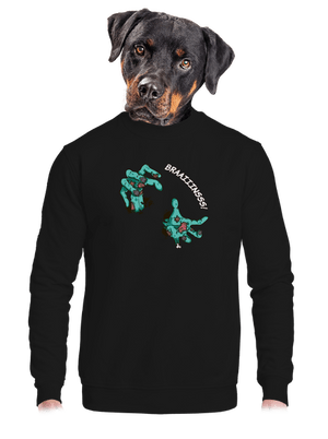 unisex mikina bez kapuce