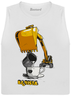 Bagrista dámské tílko volné White