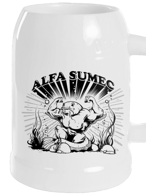 Alfasumec půllitr White