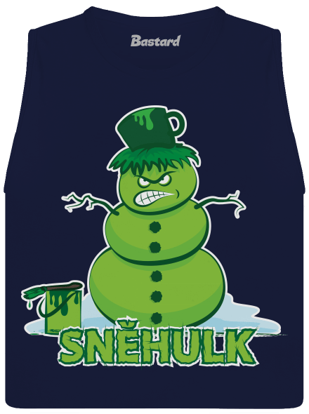 Sněhulk dámské tílko volné Navy