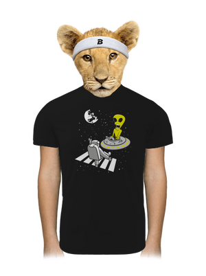 Vesmírný přechod dětské sportovní tričko Black