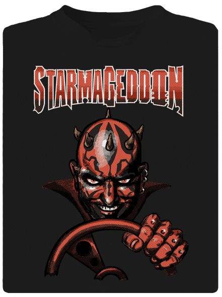 Starmageddon pánské sportovní tričko Black