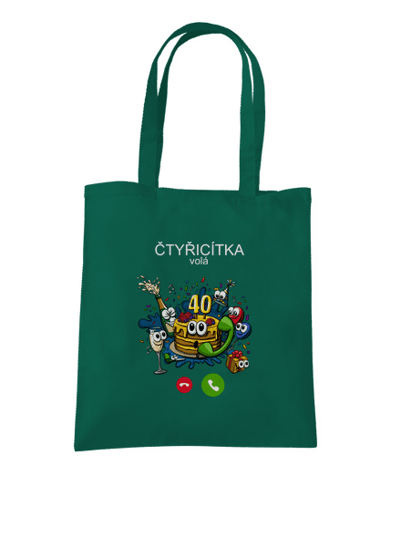 Narozeniny volají taška Bottle Green WM