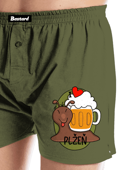 Plžeň pánské trenky Khaki