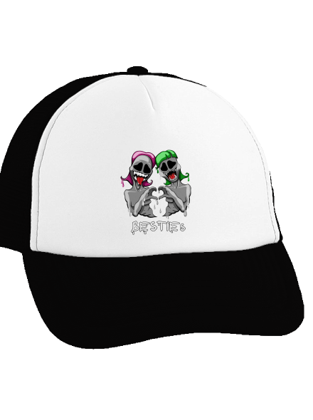 Besties kšiltovka truckerka Black cap