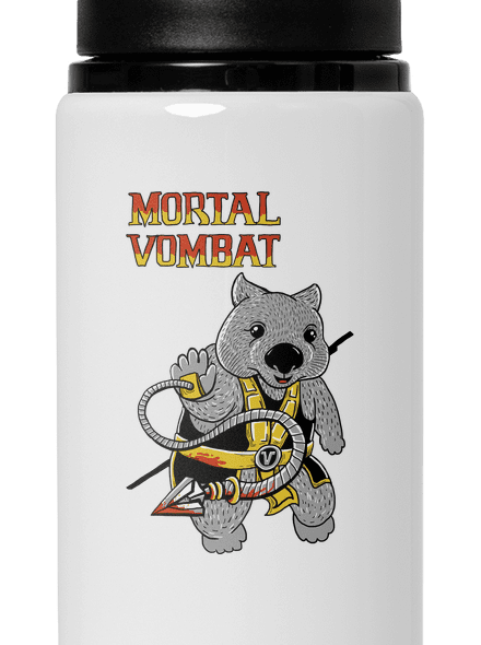 Mortal Vombat lahev na vodu White