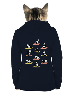 Pandí jóga dámská mikina na zip Navy Mal