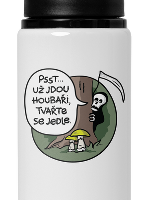 Muchomůrky zelené lahev na vodu White