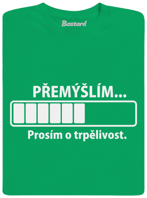 Přemýšlím dětské tričko Kelly Green
