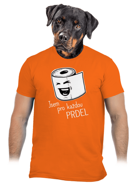 Prdel pánské tričko Orange