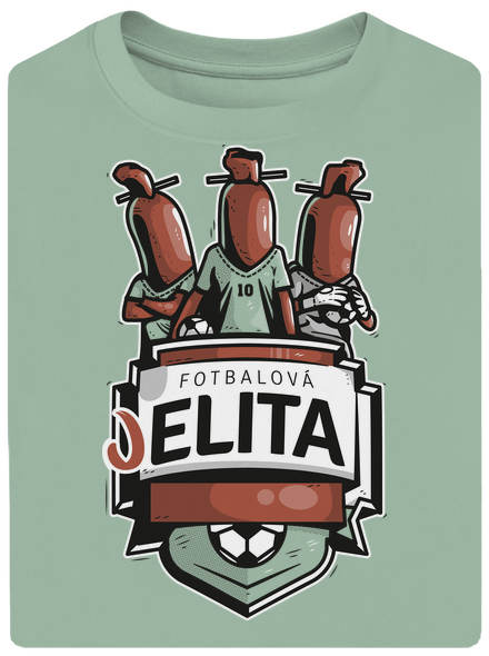 Fotbalová jelita unisex tričko oversized Sage