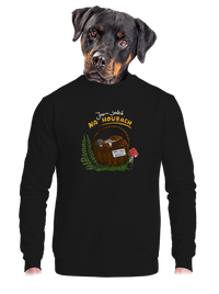 unisex mikina bez kapuce