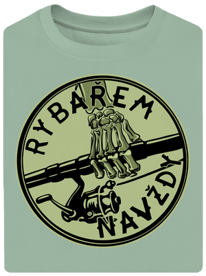 Rybářem navždy  unisex tričko oversized Sage