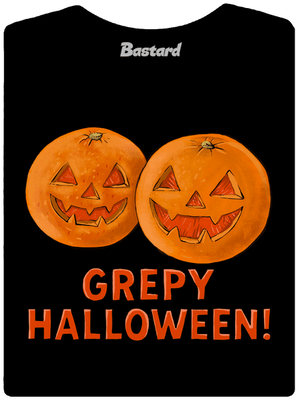 Grepy Halloween dámské tričko s lemem Black