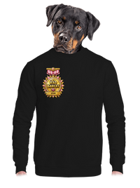 unisex mikina bez kapuce