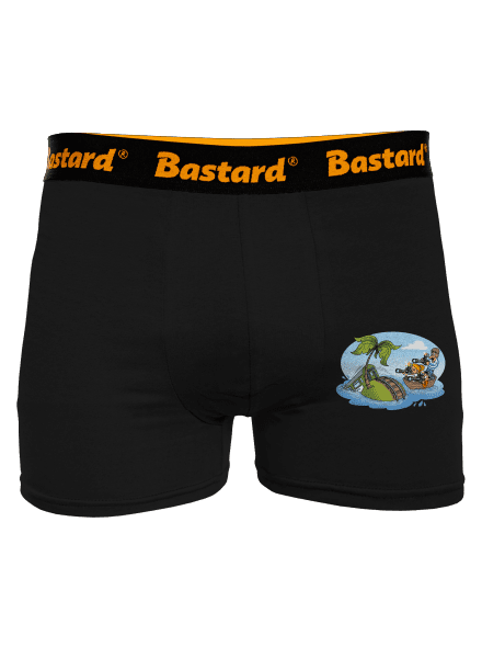 Ostrov železnice boxerky Black