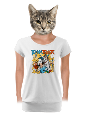 dámské tričko s lemem