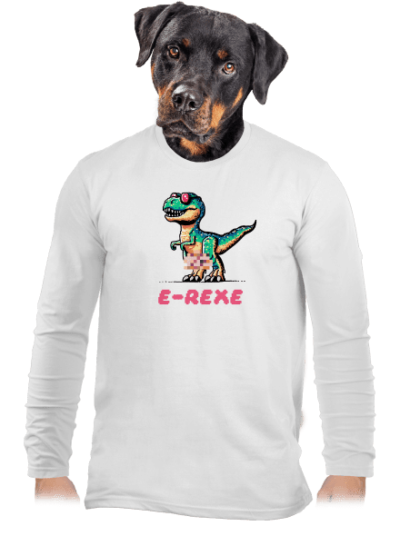 E-Rexe pánské dlouhý rukáv White