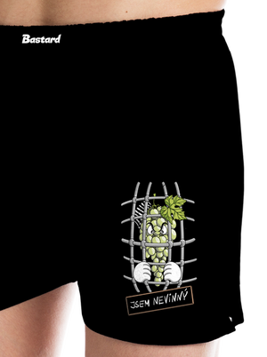 Nevinný Hrozen pánské trenky Black