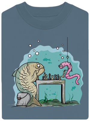 Zase neberou unisex mikina bez kapuce Nordic Blue