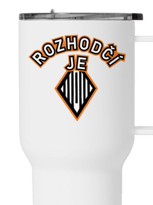 Rozhodčí termohrnek White