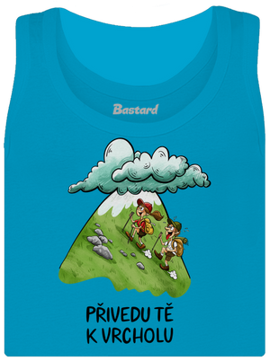 Přivedu tě k vrcholu dámské tílko klasické Blue Atol