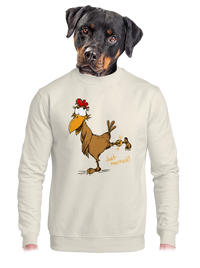 unisex mikina bez kapuce