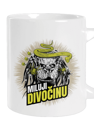 Miluji divočinu velký hrnek White