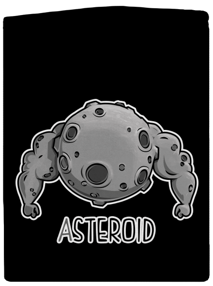 Asteroid dámská mikina na zip Black