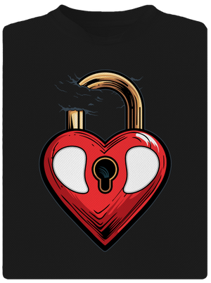 Zámek lásky pánské sportovní tričko Black