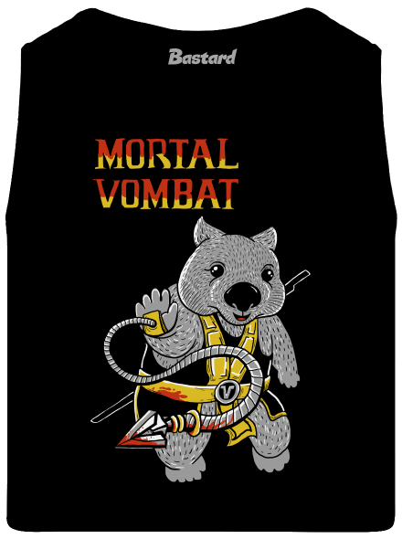 Mortal Vombat pánské tílko Black