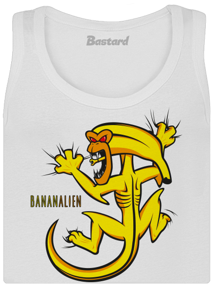 Bananalien dámské tílko klasické White