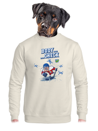 unisex mikina bez kapuce