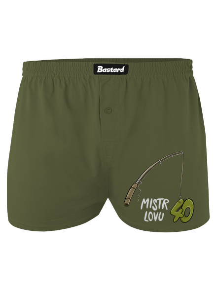 Narozeninový mistr lovu pánské trenky Khaki