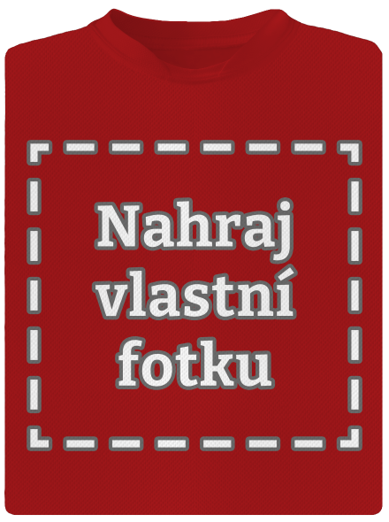 Vlastní potisk pánské sportovní tričko Red Mal