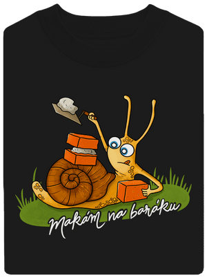 Makám na baráku unisex mikina bez kapuce Black