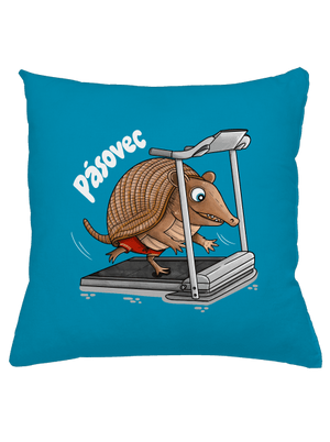 Pásovec polštář Blue Turquoise