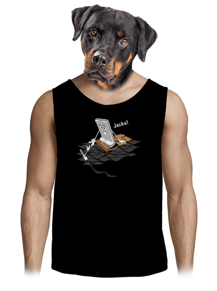 Jacku pánské tílko Black