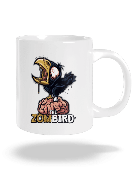 Zombird velký hrnek White