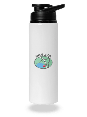 Poklad lahev na vodu White