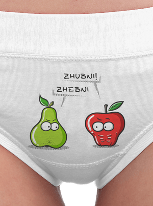 Zhubni! dámské kalhotky White