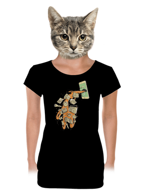 dámské tričko s lemem