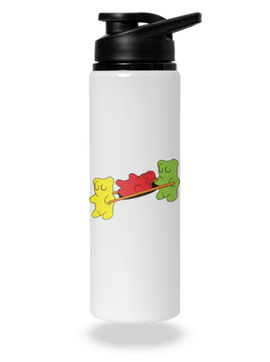 Gumídci lahev na vodu White