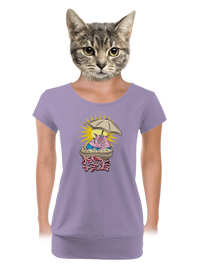 dámské tričko s lemem